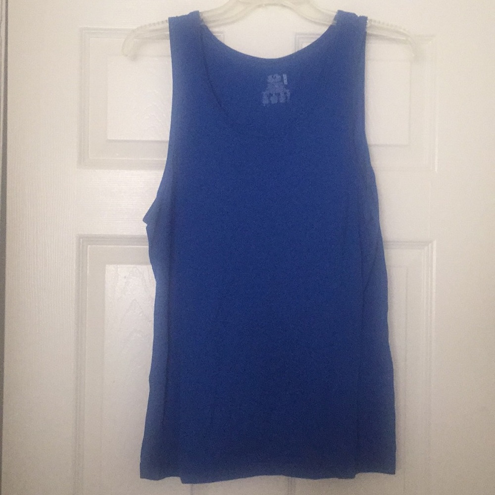 FTL size Medium Blue Tank Top